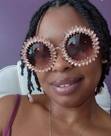 Oversized Bling Sunglasses
