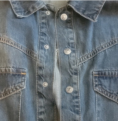 Denim Romper