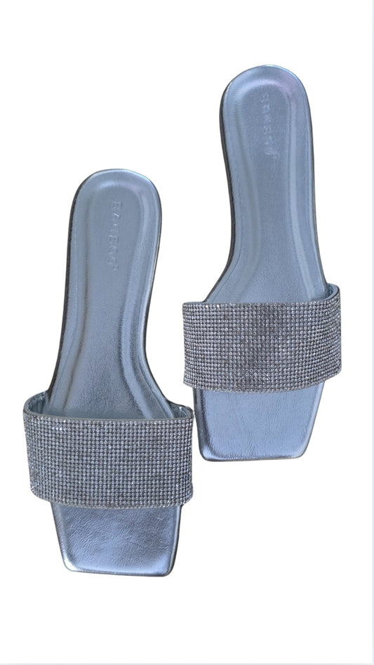 Gemma Rhinestone  Slide Sandals