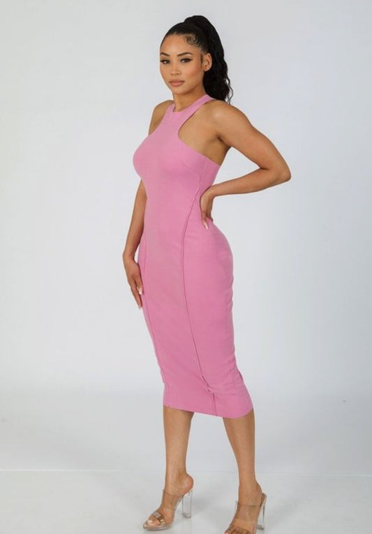THE BACK TO BUSINESS MIDI DRESS