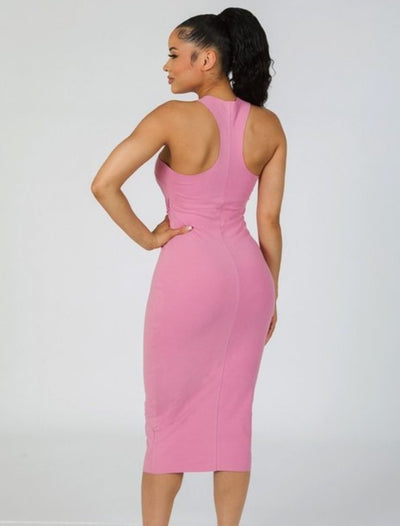 THE BACK TO BUSINESS MIDI DRESS